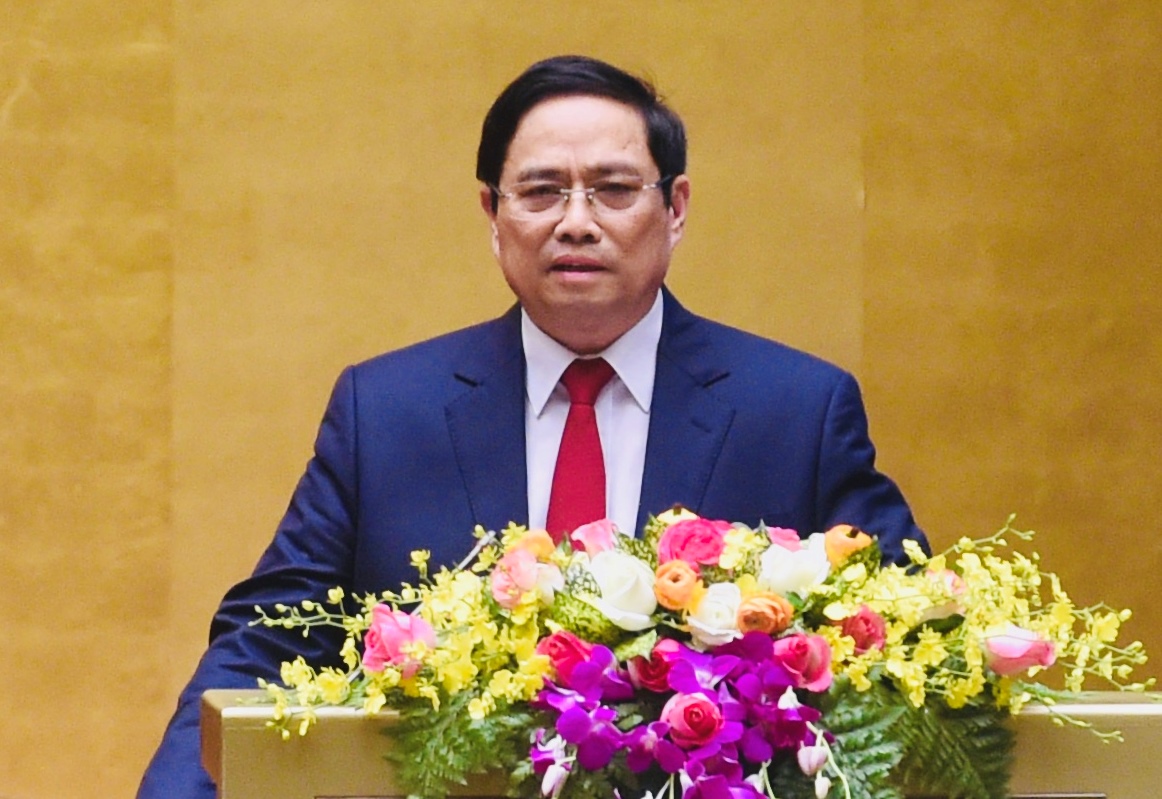 Ủy viên Bộ Chính trị, Trưởng Ban Tổ chức Trung ương Phạm Minh Chính được đề cử để Quốc hội bầu giữ chức Thủ tướng Chính phủ.