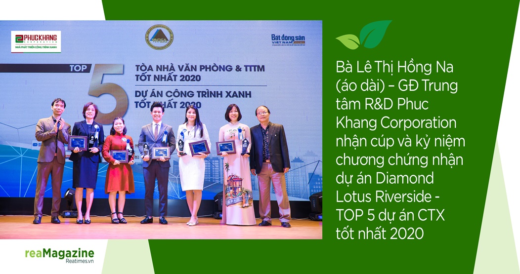 Phúc Khang nhận giải thưởng công trình xanh năm 2020