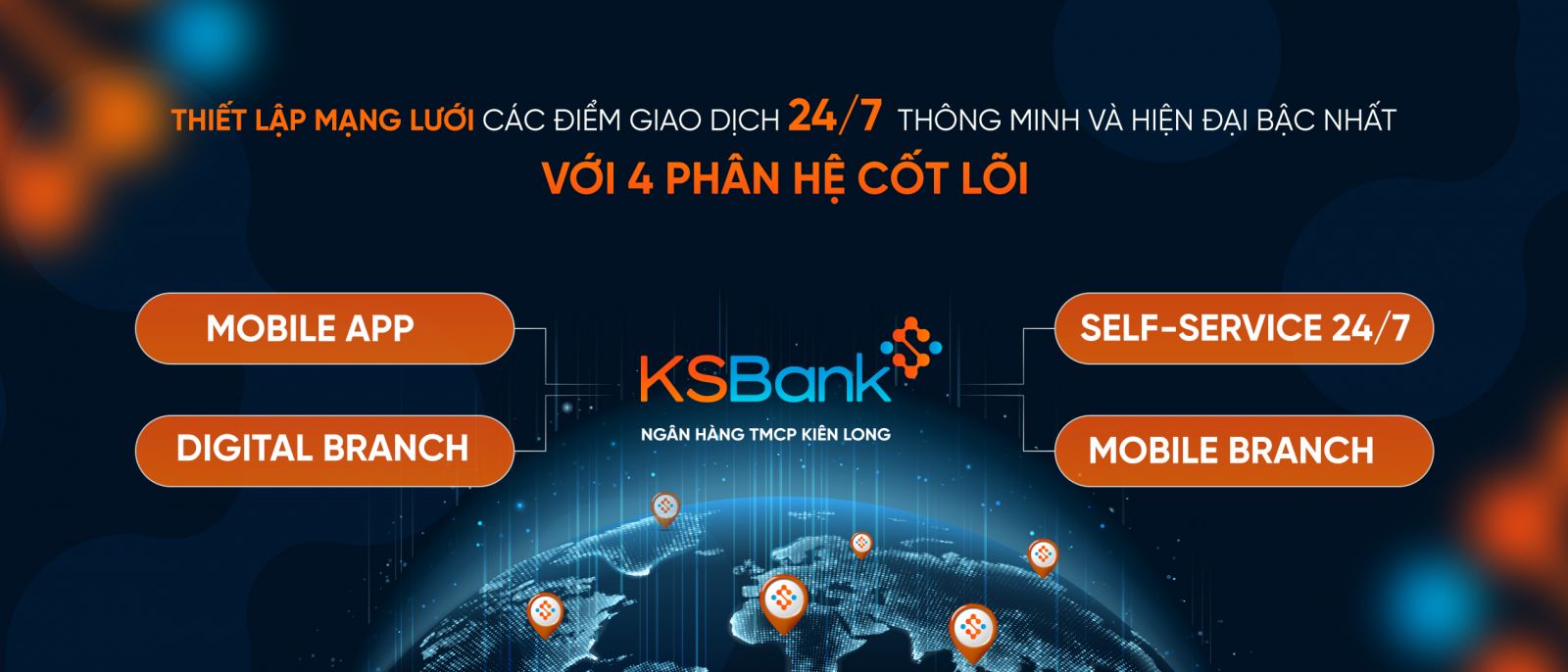 KSBank - mô hình Ngân hàng số ưu việt với 4 phân hệ cốt lõi