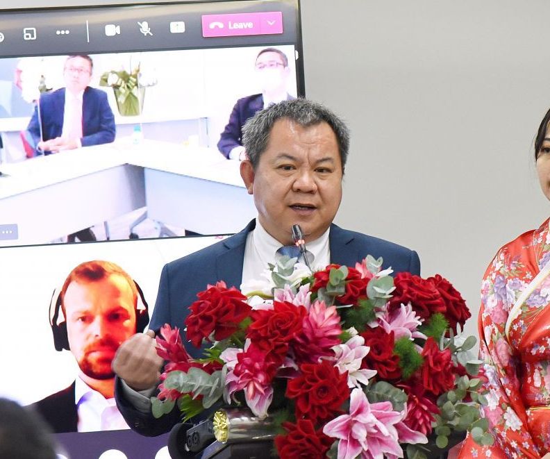 Tổng giám đốc Trungnam Group phát biểu tại kễ ký kết