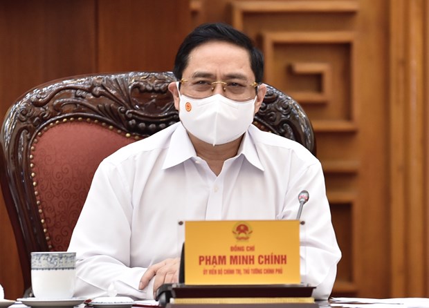 Thủ tướng Chính phủ Phạm Minh Chính phát biểu tại cuộc họp