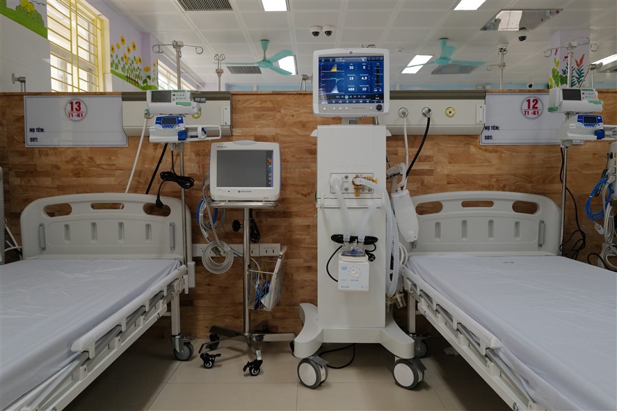 Trung tâm Hồi sức tích cực điều  trị bệnh nhân Covid-19 nặng tại Bắc Ninh