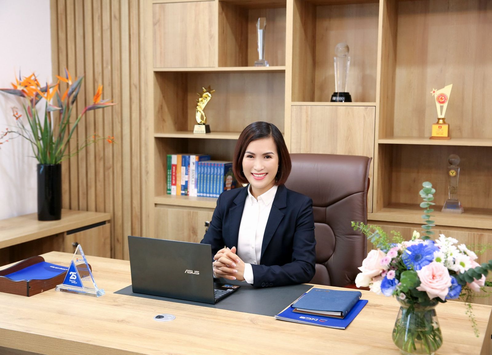 Bà Bùi Thị Thanh Hương - Tân Chủ tịch Hội đồng quản trị Ngân hàng TMCP Quốc dân (NCB)