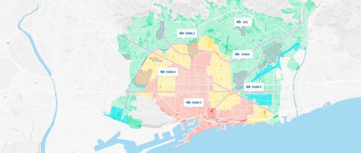 quy hoạch vành đai xanh tại Barcelona