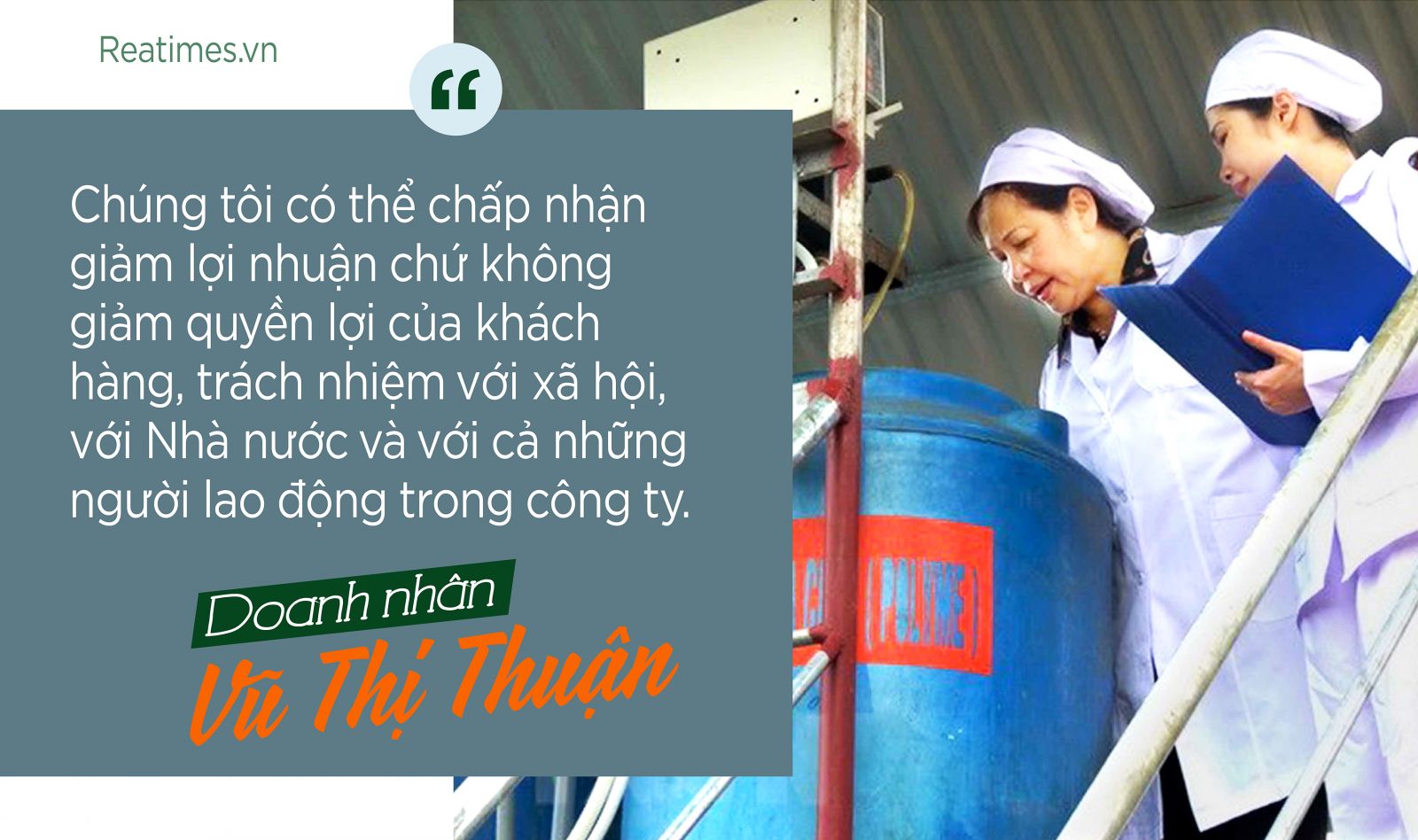 Doanh nhân Vũ Thị Thuận