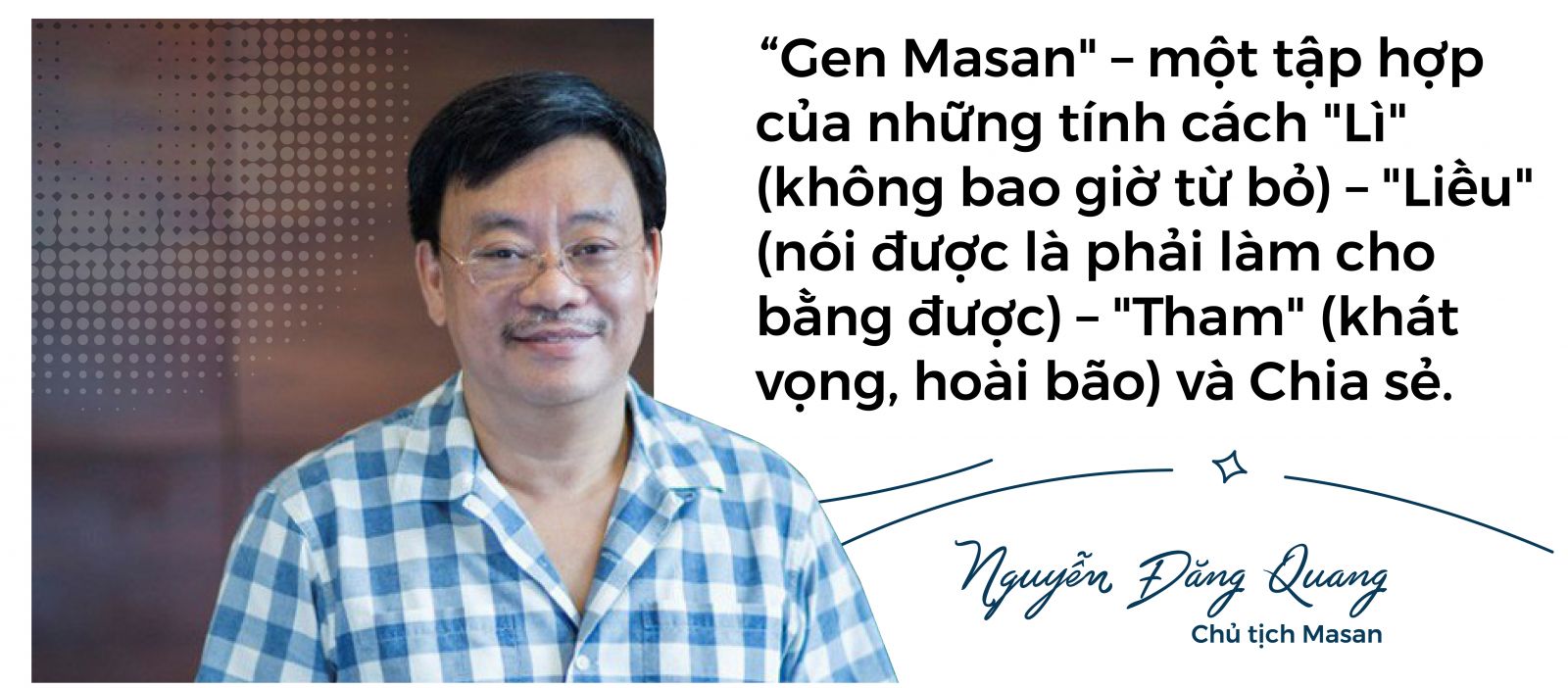 Masan - Nguyễn Đăng Quang TS Võ Trí Thành