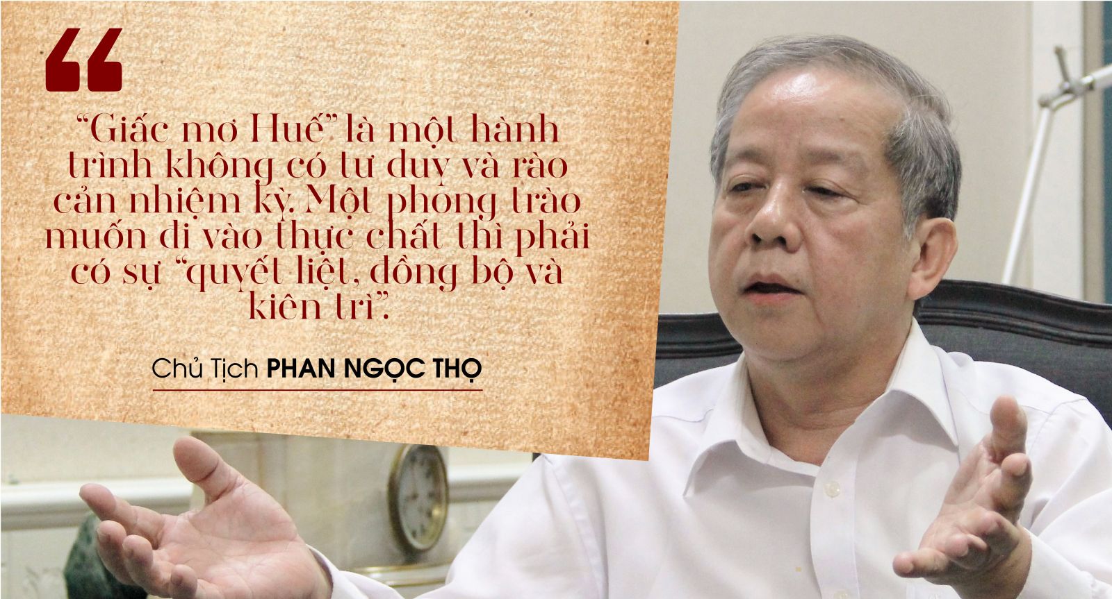 Phan Ngọc Thọ - Chủ tịch Thừa Thiên Huế - Giấc Mơ Huế - Khát Vọng Huế 2