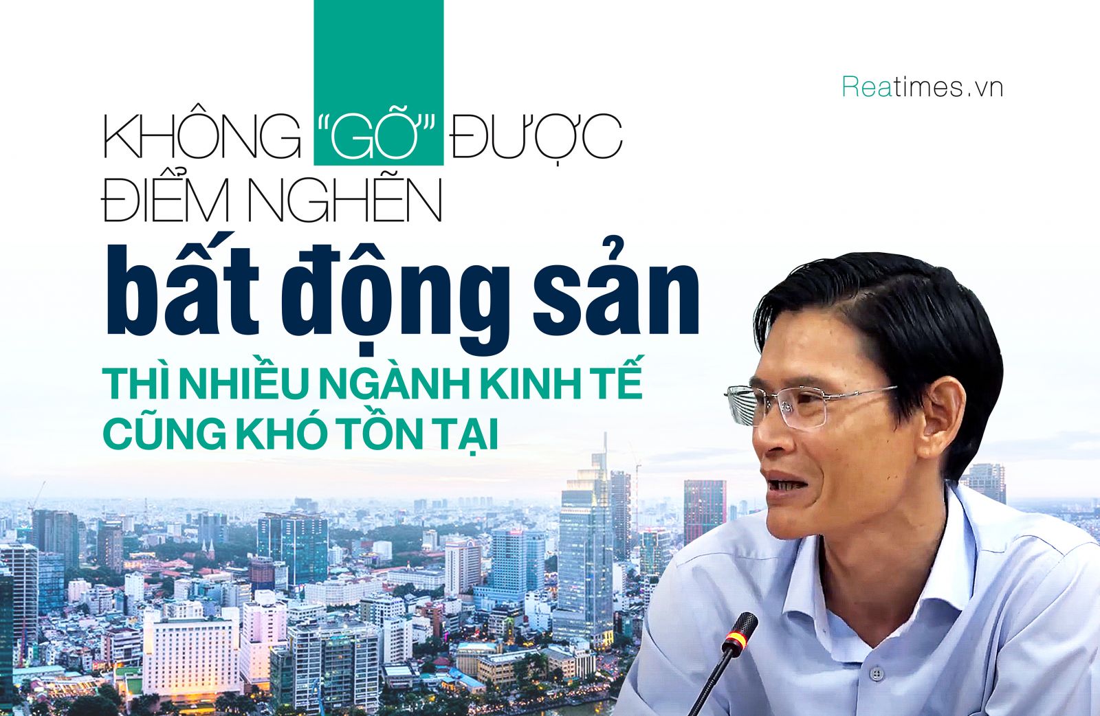 TS. Huỳnh Thanh Điền: “Để kích cầu nội địa thì chỉ có cách khôi phục thị trường bất động sản“