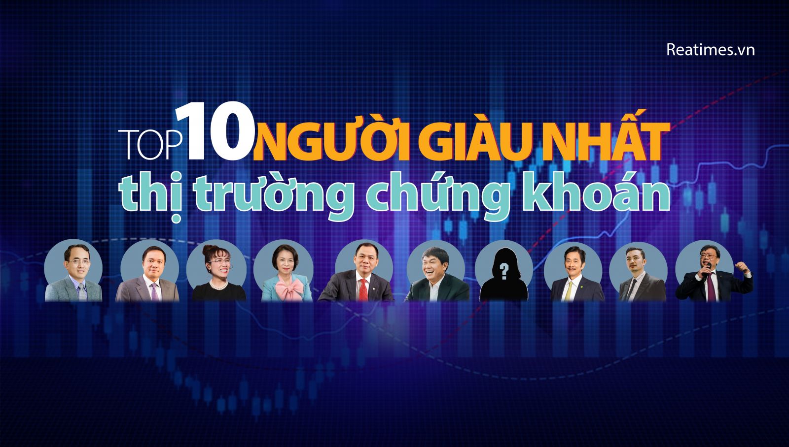 Chân dung 10 tỷ phú giàu nhất sàn chứng khoán Việt Nam