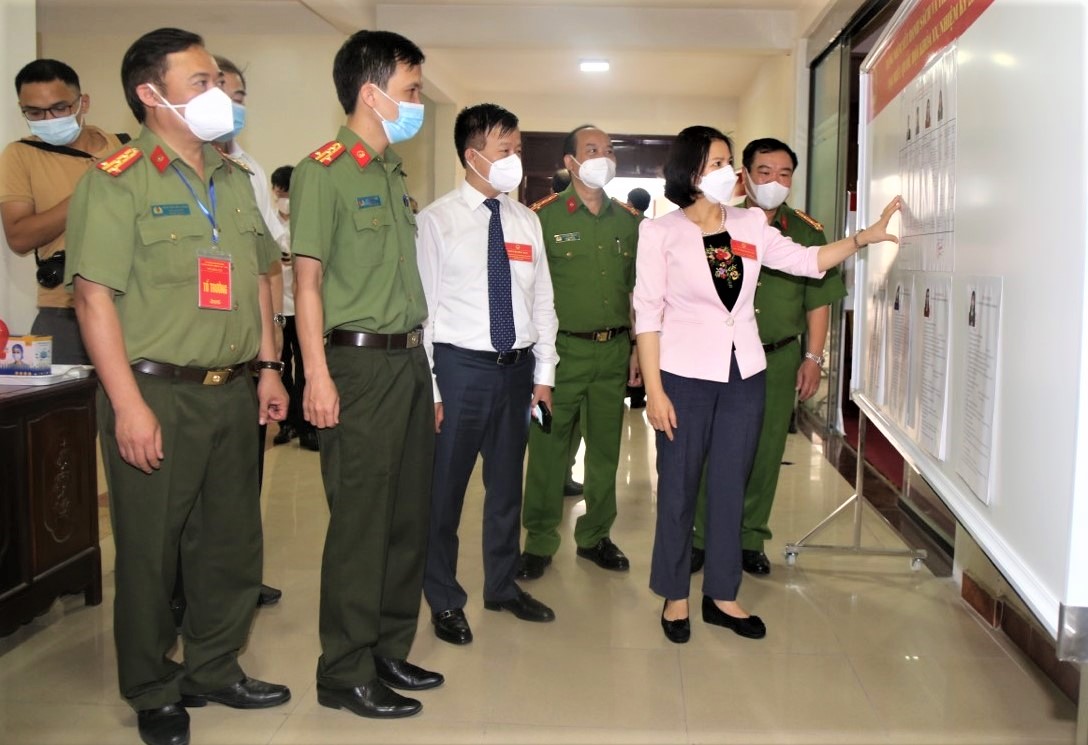 Công an tỉnh Bắc Ninh bầu cử sớm