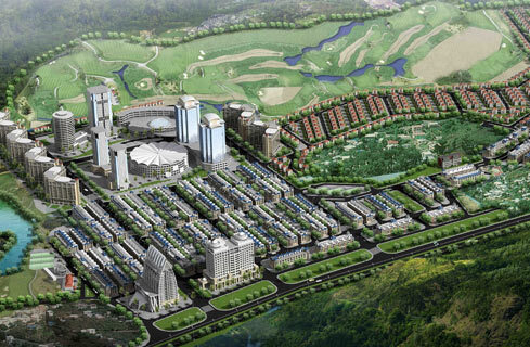 Phối cảnh dự án Khách sạn, sân golf Hoàng Đồng – Lạng Sơn 