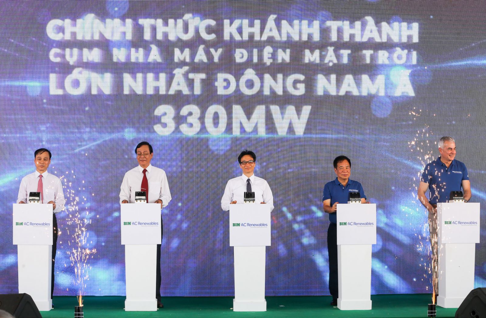  BIM Group khánh thành và hòa lưới điện quốc gia cụm 3 nhà máy điện mặt trời quy mô 330MW,
