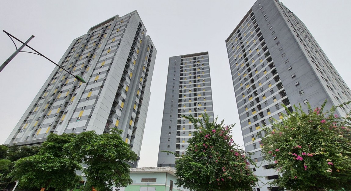 Hiện giá căn hộ chung cư một số dự án ở vùng ven Hà Nội cũng đang được rao bán ở mức 50 - 56 triệu đồng/m2.