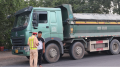 Hàng loạt xe Kim Thành chở cát vi phạm trật tự an toàn giao thông?