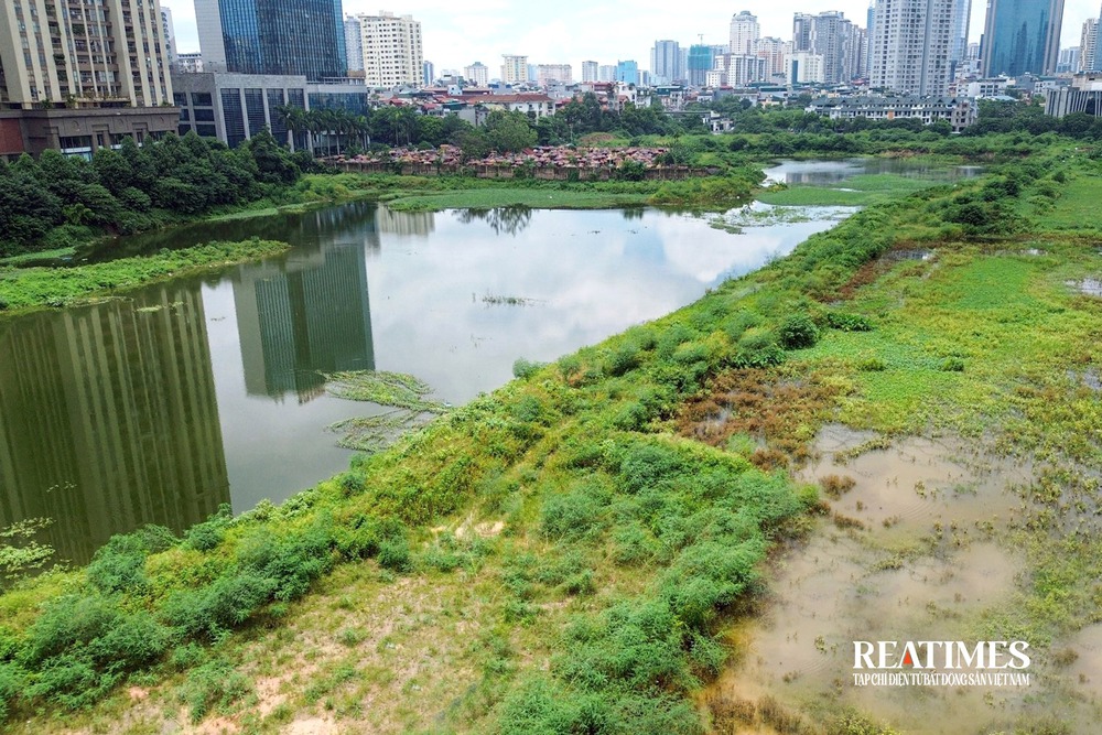 Hà Nội: Hiện trạng công viên hồ điều hòa khu đô thị Tây Nam "15 năm trên giấy"- Ảnh 2.