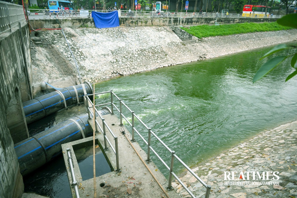 Hà Nội: "Hồi sinh" sông Tô Lịch, nước trong xanh cá bơi lội- Ảnh 7.