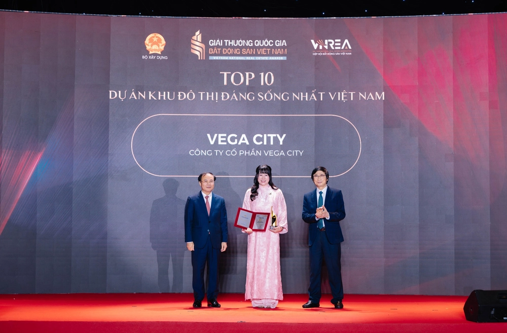 Dấu ấn kép tại Giải thưởng Quốc gia Bất động sản Việt Nam lần thứ II và hành trình khẳng định triết lý phát triển bền vững của Vega City- Ảnh 2.