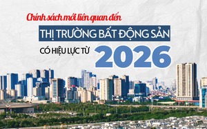 Loạt chính sách mới tác động đến thị trường bất động sản năm 2026