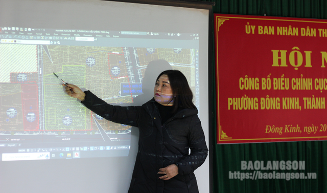 Công bố điều chỉnh cục bộ quy hoạch chi tiết phường Đông Kinh, thành phố Lạng Sơn tỷ lệ 1/500- Ảnh 1.