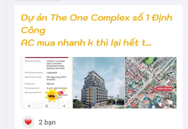 Dự án số 1 Định Công (Hà Nội) đang làm móng, "cò mồi" tung chiêu bán nhà "2 giá"- Ảnh 3.