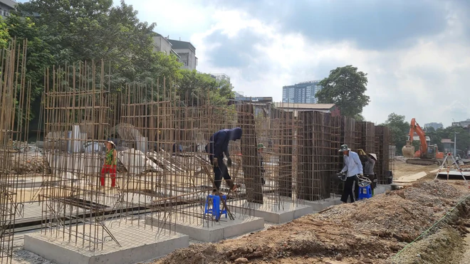 Dự án đường vành đai 2,5 đoạn Nguyễn Trãi - Đầm Hồng phấn đấu thông xe kỹ thuật vào dịp 10/10 - Ảnh 14.