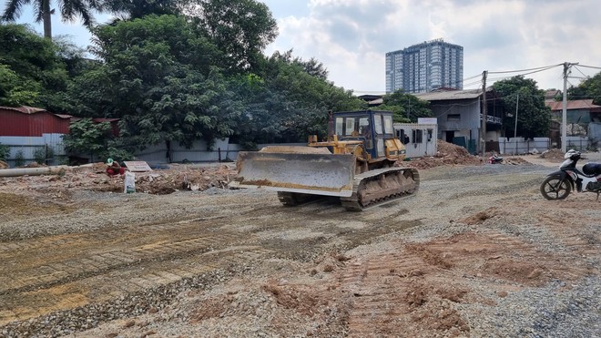 Dự án đường vành đai 2,5 đoạn Nguyễn Trãi - Đầm Hồng phấn đấu thông xe kỹ thuật vào dịp 10/10 - Ảnh 10.