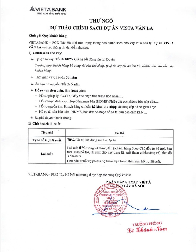 Chủ đầu tư khẳng định chưa mở bán nhưng môi giới đã rầm rộ nhận booking tại dự án The Vista Văn La- Ảnh 5. Chủ đầu tư khẳng định chưa mở bán nhưng môi giới đã rầm rộ nhận booking tại dự án The Vista Văn La- Ảnh 5.