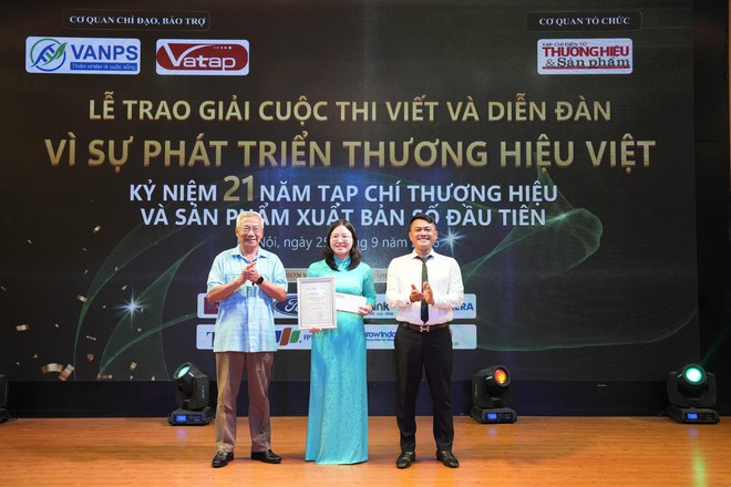 Tạp chí Thương hiệu và Sản phẩm tổ chức Lễ trao giải cuộc thi viết và Diễn đàn vì sự phát triển thương hiệu Việt- Ảnh 4.
