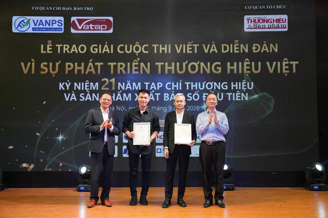 Tạp chí Thương hiệu và Sản phẩm tổ chức Lễ trao giải cuộc thi viết và Diễn đàn vì sự phát triển thương hiệu Việt- Ảnh 7.