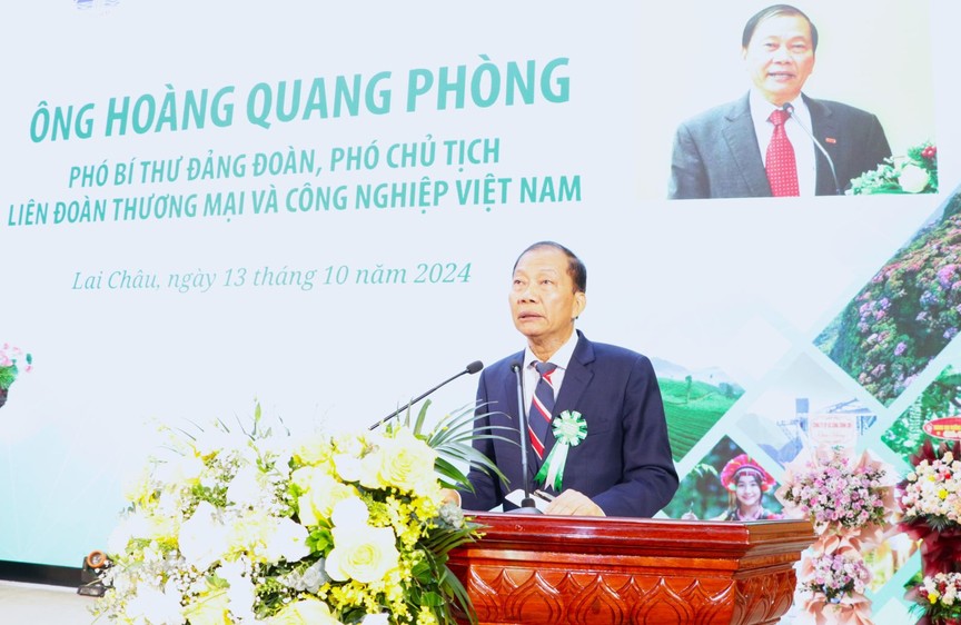 Ông Hoàng Quang Phòng, Phó Bí thư Đảng đoàn, Phó Chủ tịch Liên đoàn Thương mại và Công nghiệp Việt Nam.