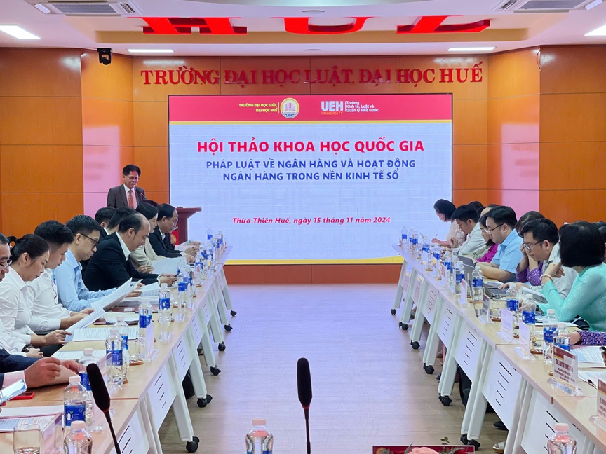 Hội thảo khoa học “Pháp luật về ngân hàng và hoạt động ngân hàng trong nền kinh tế số”- Ảnh 1.