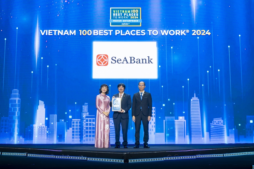 SeABank được vinh danh Nơi làm việc tốt nhất Việt Nam 2024- Ảnh 1.