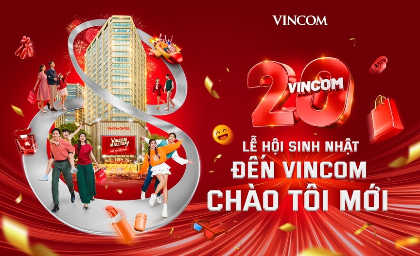 Sinh nhật Vincom 20 năm khai màn lễ hội rực rỡ nhất trong năm- Ảnh 1.