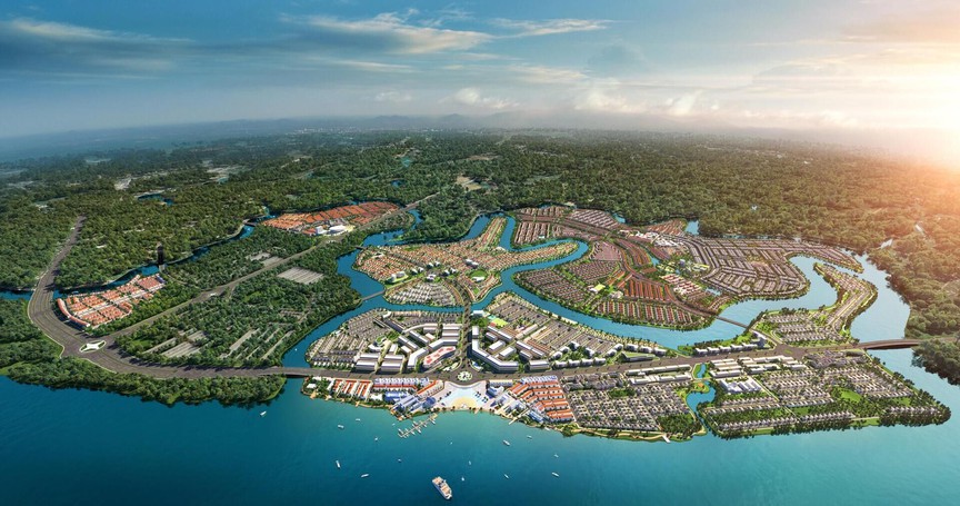 Bối cảnh 3D dự án Aqua City của Tập đoàn Novaland