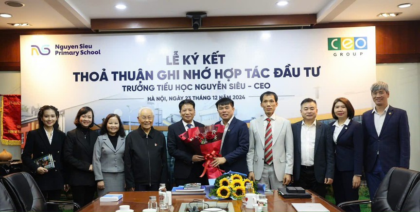 Tập đoàn CEO và Trường Tiểu học Nguyễn Siêu hợp tác phát triển giáo dục- Ảnh 5.