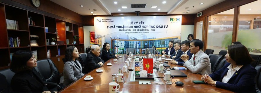 Tập đoàn CEO và Trường Tiểu học Nguyễn Siêu hợp tác phát triển giáo dục- Ảnh 4.