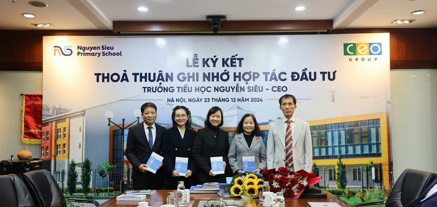 Tập đoàn CEO và Trường Tiểu học Nguyễn Siêu hợp tác phát triển giáo dục- Ảnh 7.