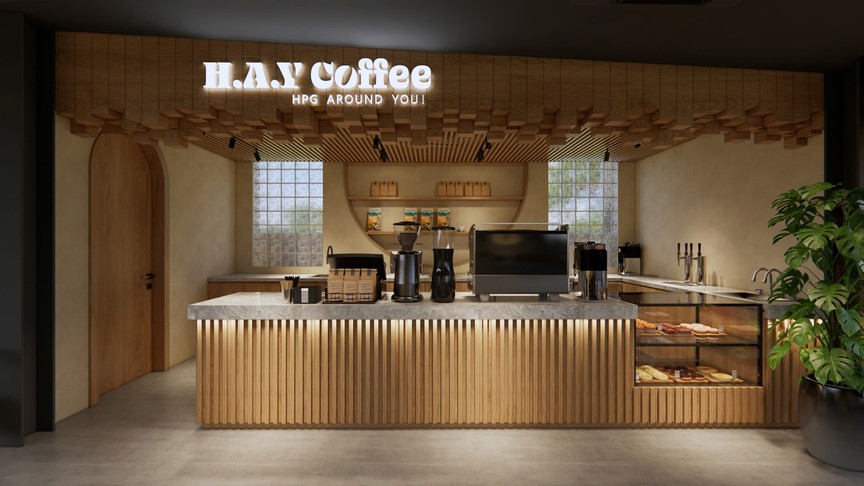 Quán cà phê "H.A.Y Coffee" của Tập đoàn Hòa Phát. Nguồn ảnh: Hòa Phát