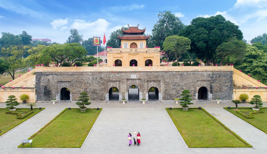 Di tích Hoàng thành Thăng Long. Nguồn ảnh: Báo Nhân Dân