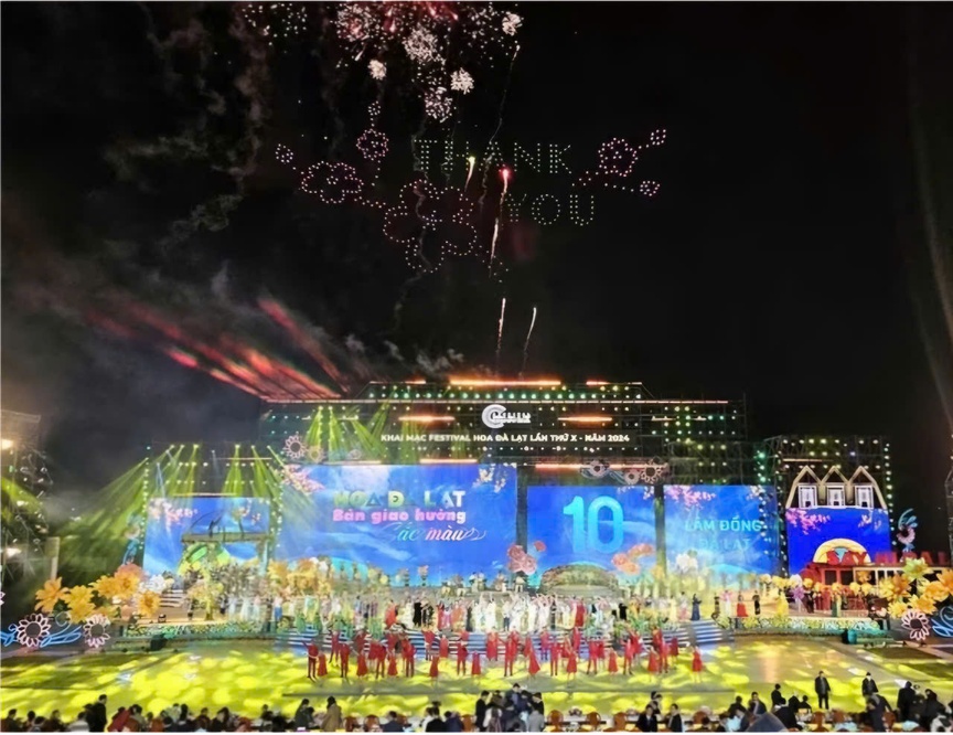 Lâm Đồng: Tưng bừng khai mạc Festival Hoa Đà Lạt lần thứ 10 - năm 2024- Ảnh 1.