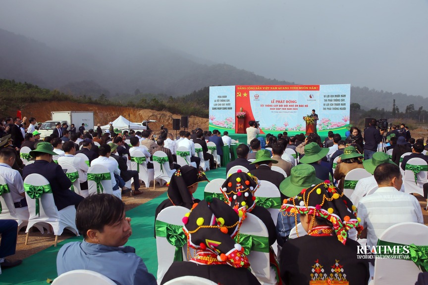 Chủ tịch VNREA tham dự Lễ phát động "Tết trồng cây đời đời nhớ ơn Bác Hồ" tại Bắc Giang- Ảnh 3.