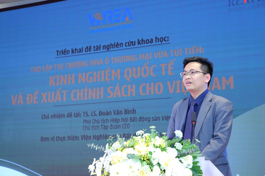 Công bố triển khai đề tài nghiên cứu khoa học và hội thảo khoa học: “Tạo lập thị trường nhà ở thương mại vừa túi tiền: Kinh nghiệm quốc tế và đề xuất chính sách cho Việt Nam”- Ảnh 2.