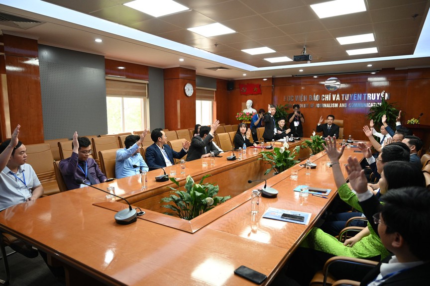 Học viện Báo chí và Tuyên truyền tổ chức Đại hội đại biểu Hội Cựu sinh viên- Ảnh 3.