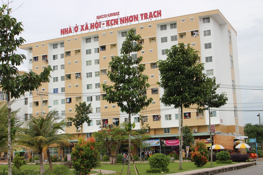 Nhà ở xã hội dành cho công nhân lao động tại huyện Nhơn Trạch, tỉnh Đồng Nai. Ảnh: Hà Anh Chiến