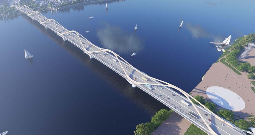 Hà Nội sắp khởi công ‘cầu vô cực’ hơn 16.000 tỷ đồng nối hai bờ sông Hồng- Ảnh 1.