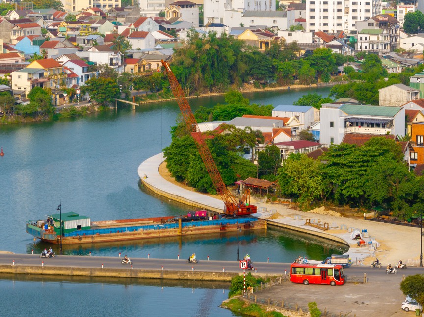 Thừa Thiên Huế: Toàn cảnh dự án đường đi bộ ven sông Như Ý sắp hoàn thành- Ảnh 5.