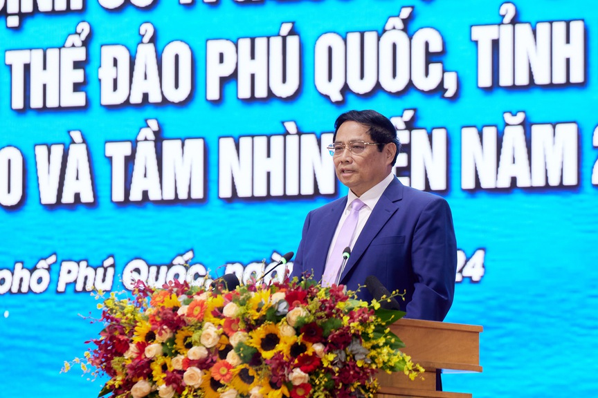 Thủ tướng Phạm Minh Chính khảo sát các dự án tại Thị trấn Hoàng Hôn, Phú Quốc- Ảnh 12.