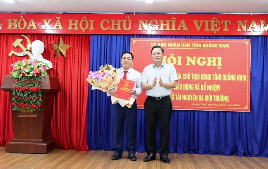 Quảng Nam có tân Giám đốc sở Tài nguyên và Môi trường- Ảnh 1.