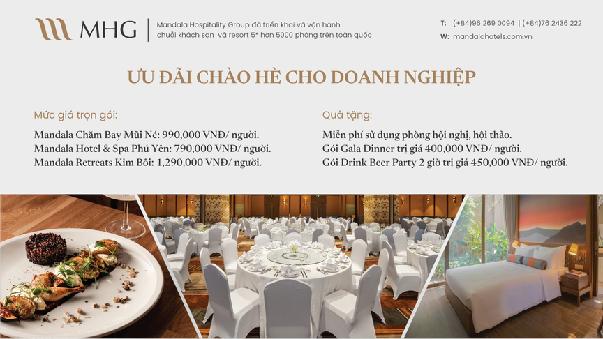 Chuỗi khách sạn 5* ưu đãi hè phòng hội thảo và ẩm thực trọn gói chỉ 790K/ Người- Ảnh 1.