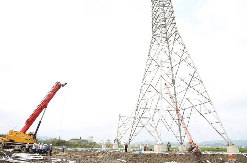 Kỷ niệm 30 năm hoàn thành đường dây 500kV Bắc - Nam mạch 1 (27/5/1994-27/5/2024): Viết tiếp bản hùng ca cách mạng tiến công thời kỳ đổi mới trên công trình đường dây 500 kV mạch 3 Quảng Trạch -  Phố Nối- Ảnh 4.